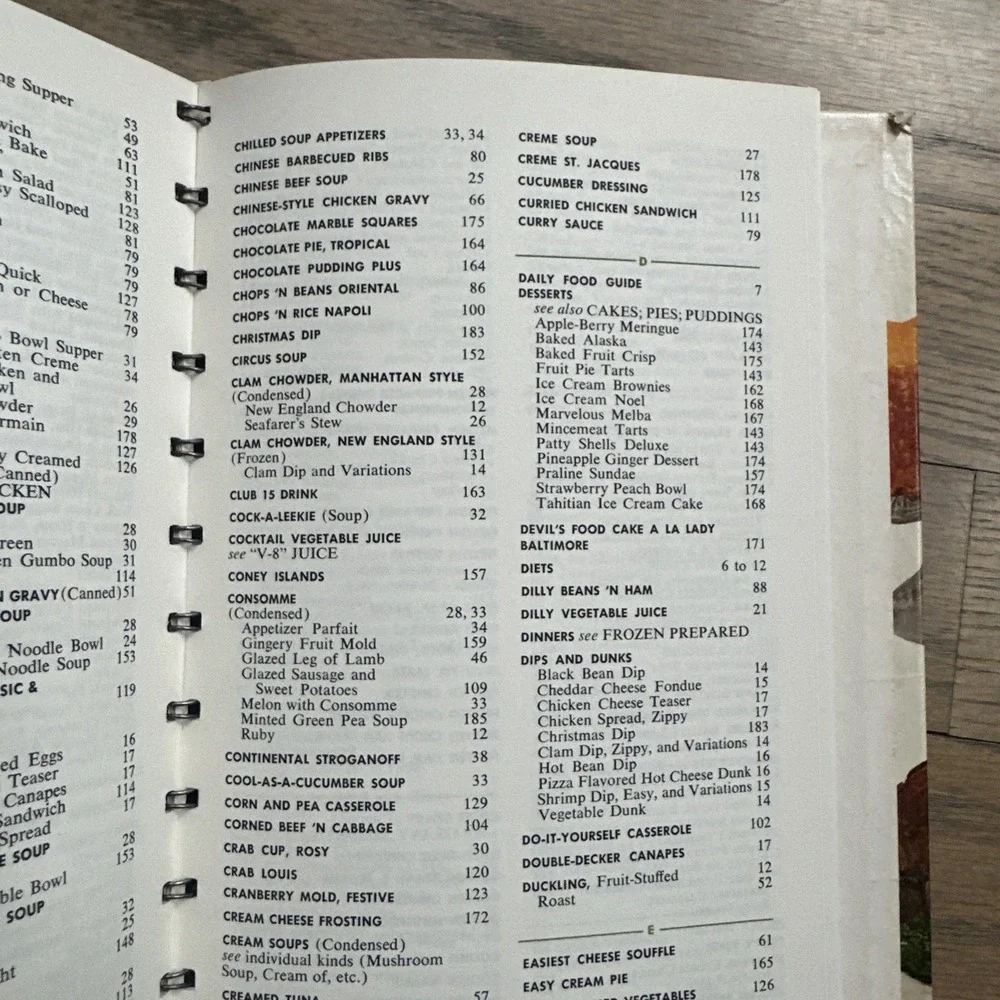 A Campbell Cookbook Easy Ways To Delicious 465‎ Meals Recipes 1967 RETRO VINTAGE